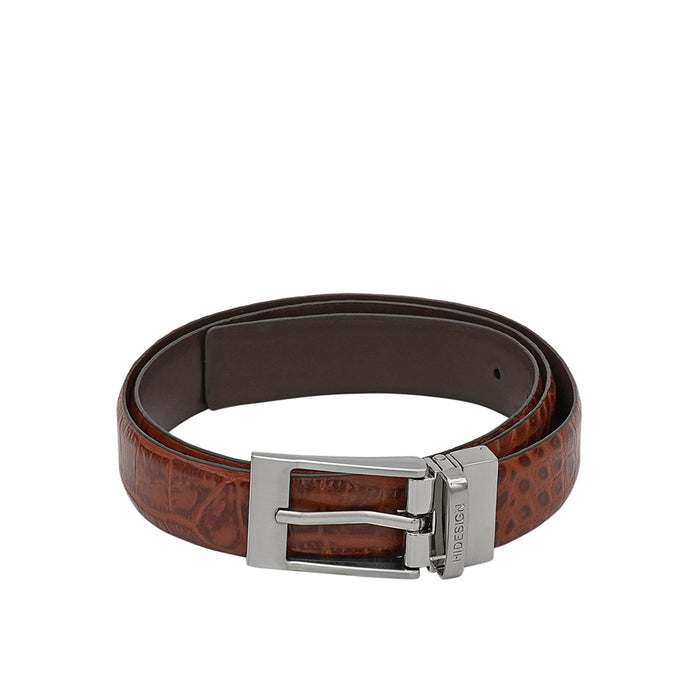 Alex Men's Brown Reversible Leather Belt