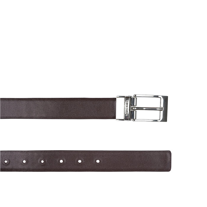 Alex Men's Brown Reversible Leather Belt