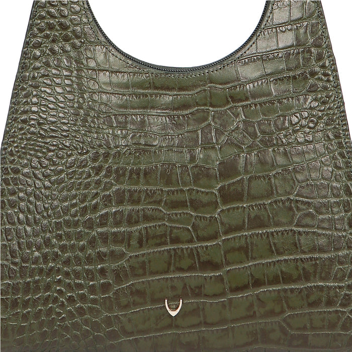 Alicia 01 Green Leather Shoulder Bag