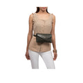Alicia 04 Green Leather Belt Bag