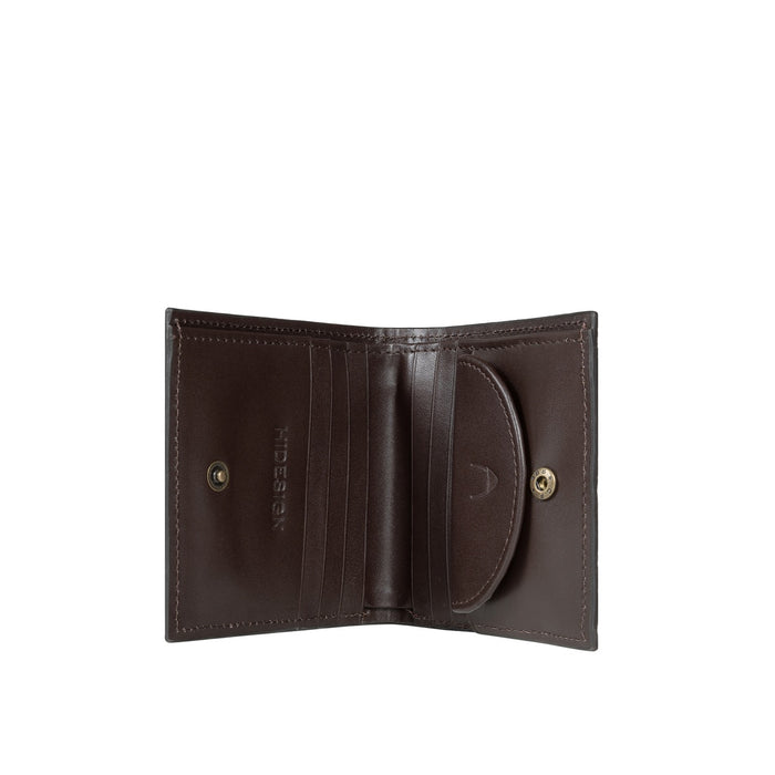 Alisson W1 Red Leather Bi-Fold Wallet