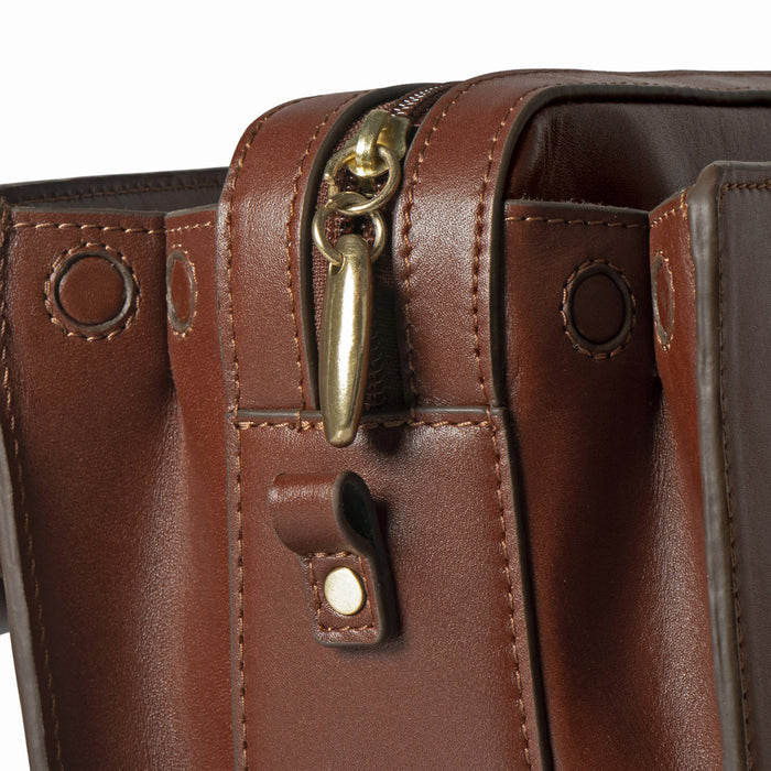 Alps 02 Tan Leather Shoulder Bag