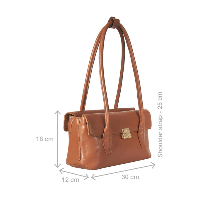 Alps 03 Tan Leather Shoulder Bag