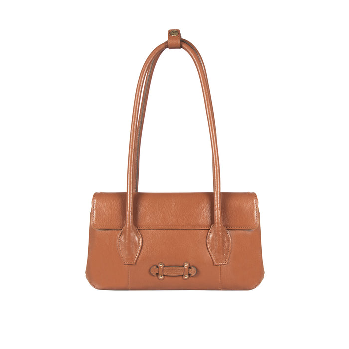 Alps 03 Tan Leather Shoulder Bag