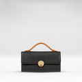 Alps W1 Black Leather Trifold Wallet