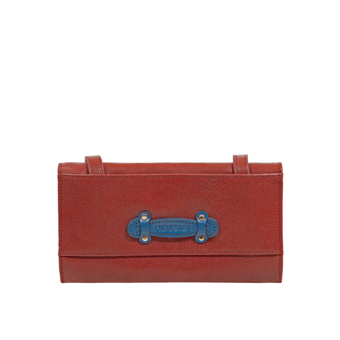 Alps W2 Red Leather Sling Wallet