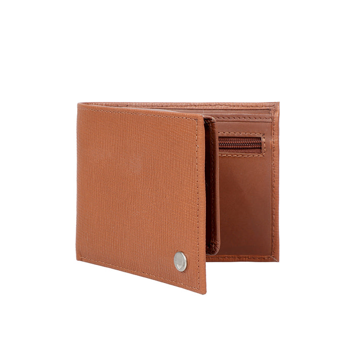 Altair W1 Tan Leather Bi-Fold Wallet