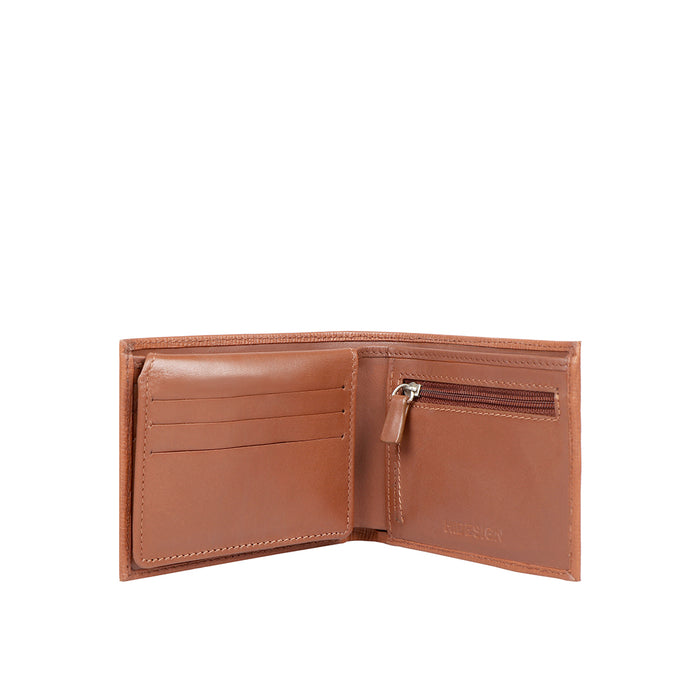 Altair W1 Tan Leather Bi-Fold Wallet