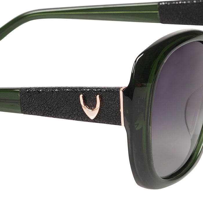 Althea Women's Grey Butterfly Sunglasses