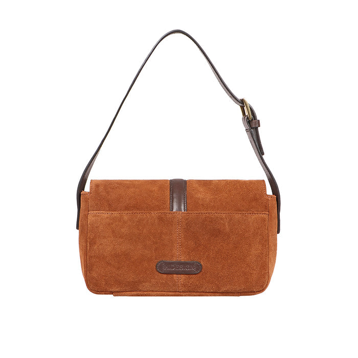 Amy 02 Tan Leather Baguette