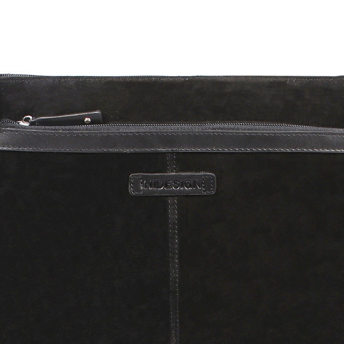 Amy 03 Black Leather Shoulder Bag
