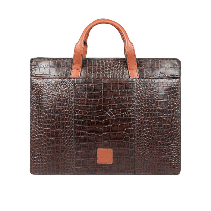 Anaheim Brown Leather  Briefcase