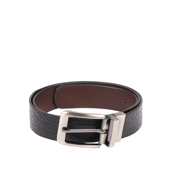 Andes 01 Men's Black Reversible Leather Belt