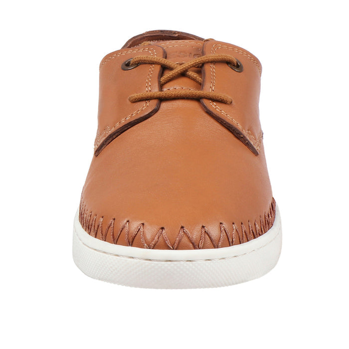 Andes Women's Tan Leather Lace Up Shoes
