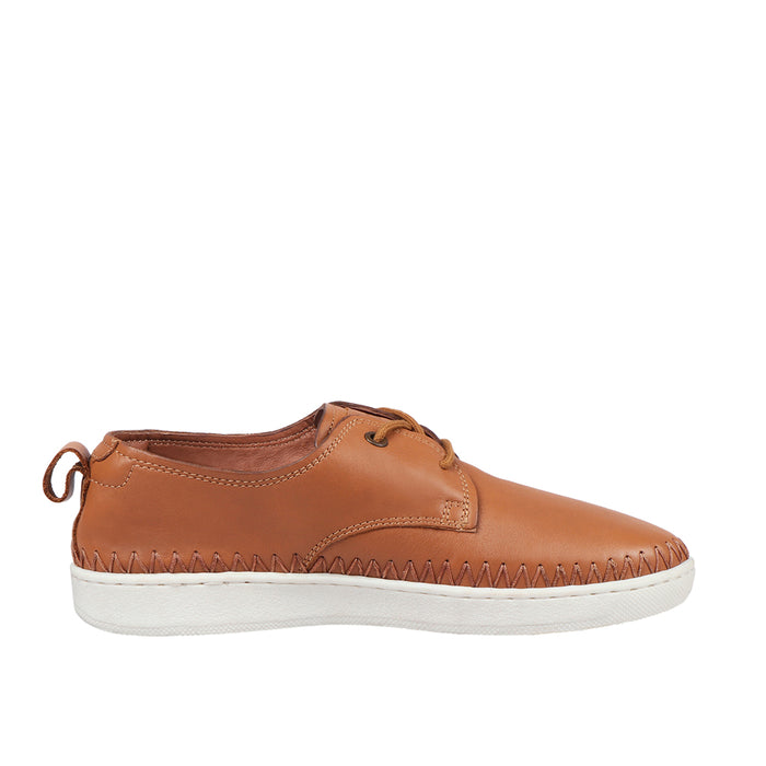 Andes Women's Tan Leather Lace Up Shoes