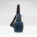 Andover 01 Blue Leather  Crossbody
