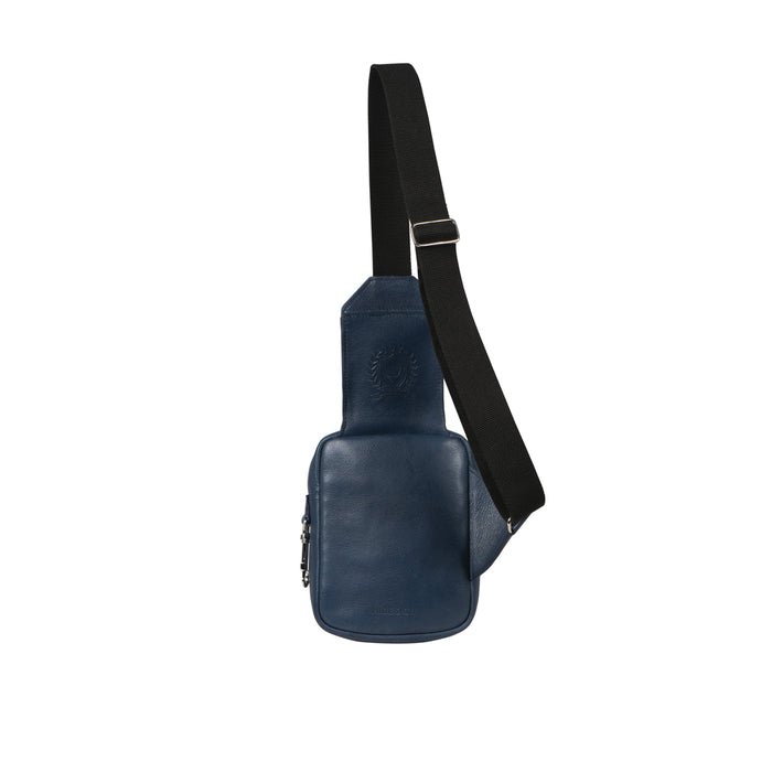 Andover 01 Blue Leather  Crossbody