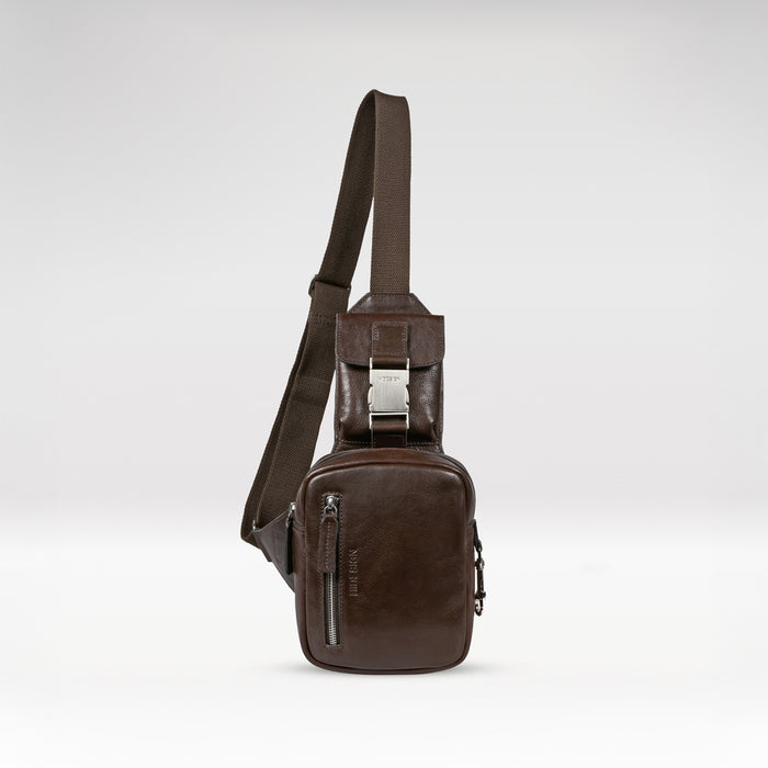 Andover 01 Brown Leather  Crossbody