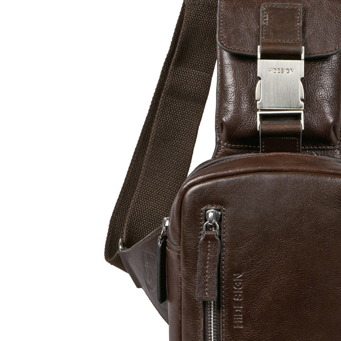 Andover 01 Brown Leather  Crossbody