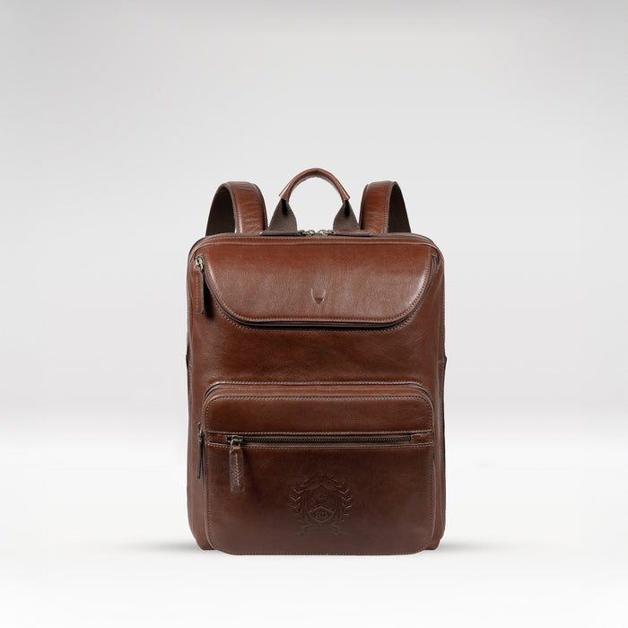 Andover 03 Tan Leather  Backpack