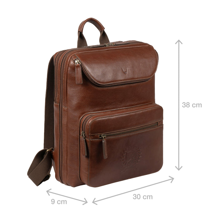 Andover 03 Tan Leather  Backpack