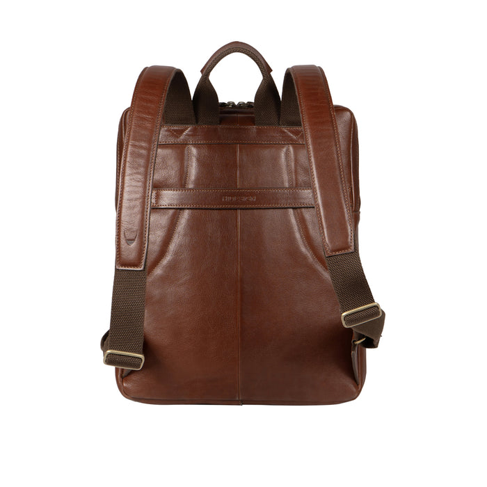 Andover 03 Tan Leather  Backpack