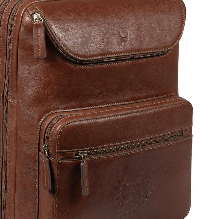 Andover 03 Tan Leather  Backpack