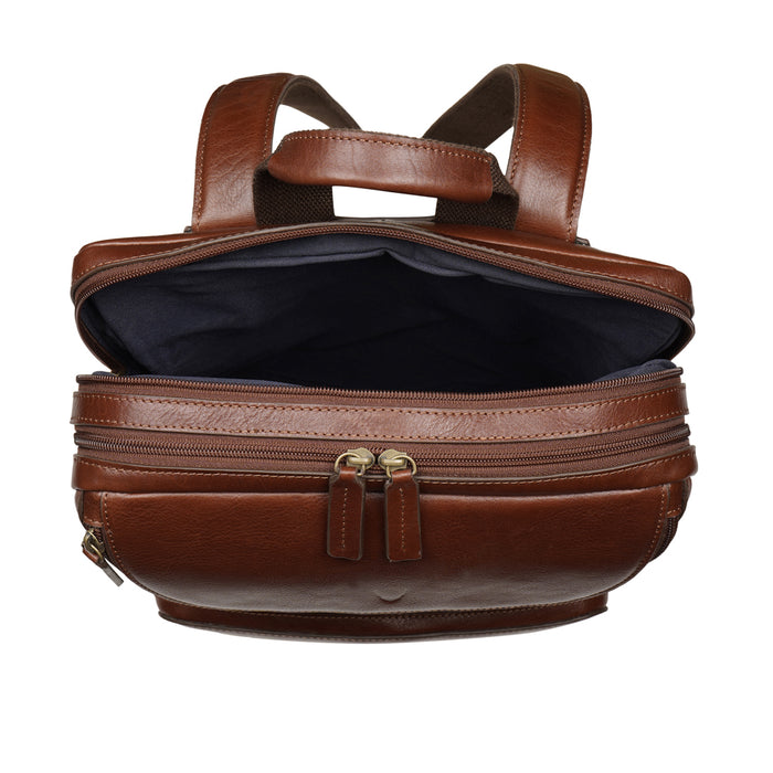 Andover 03 Tan Leather  Backpack