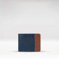 Andover W2 Blue Leather Trifold Wallet