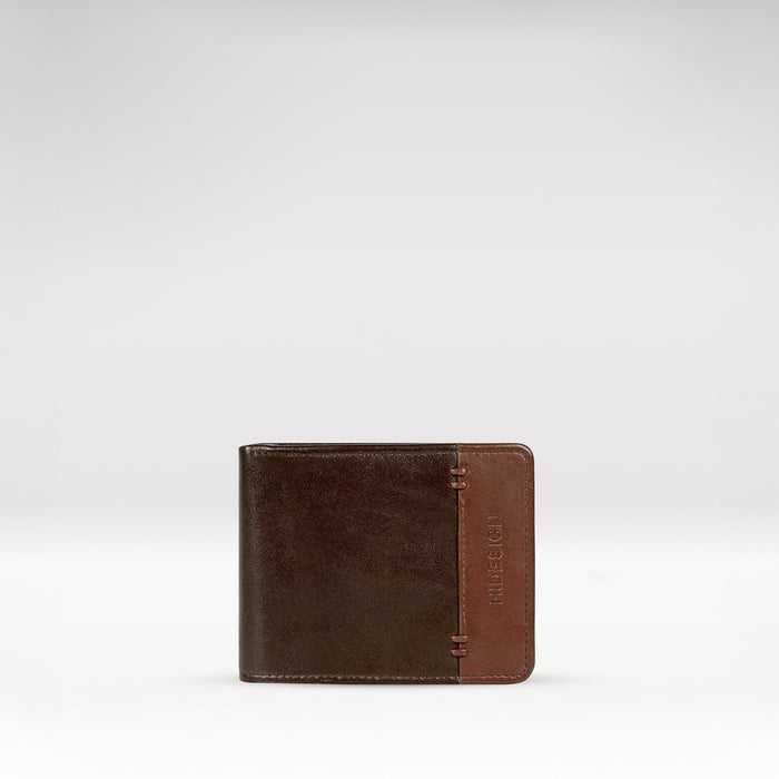 Andover W2 Brown Leather Trifold Wallet