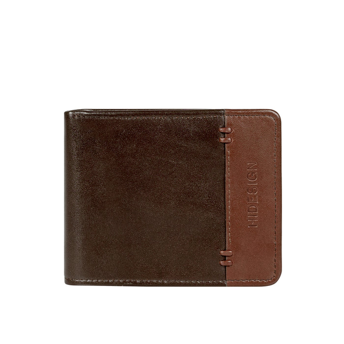 Andover W2 Brown Leather Trifold Wallet