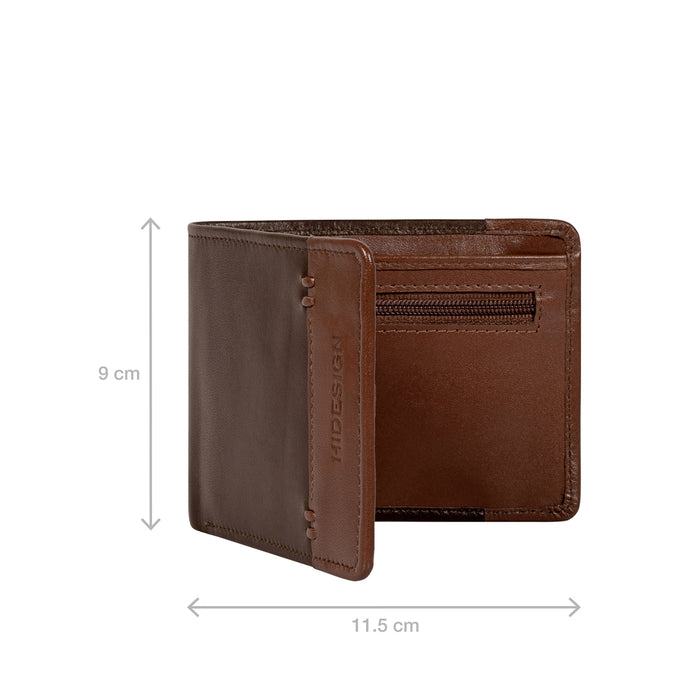 Andover W2 Brown Leather Trifold Wallet