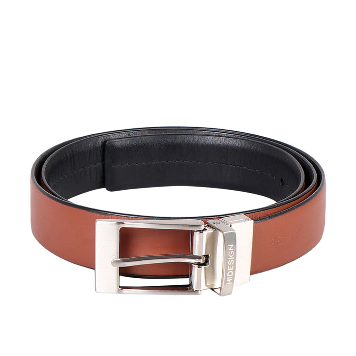 Angus Men's Black Non Reversible Leather Belt