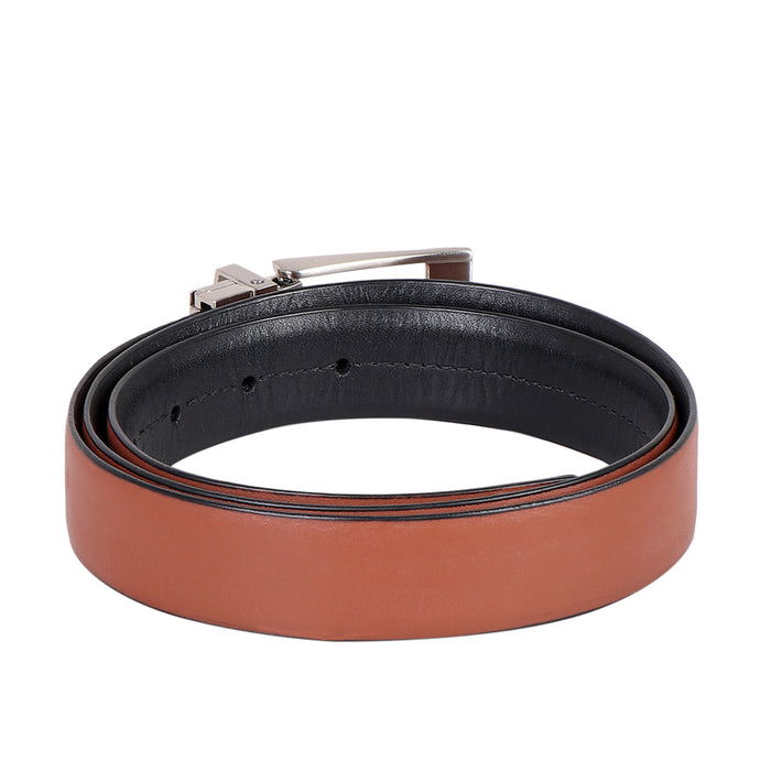 Angus Men's Black Non Reversible Leather Belt