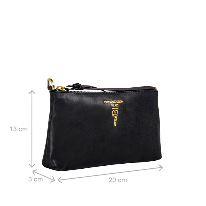 Anouk 01 Black Leather Pouch