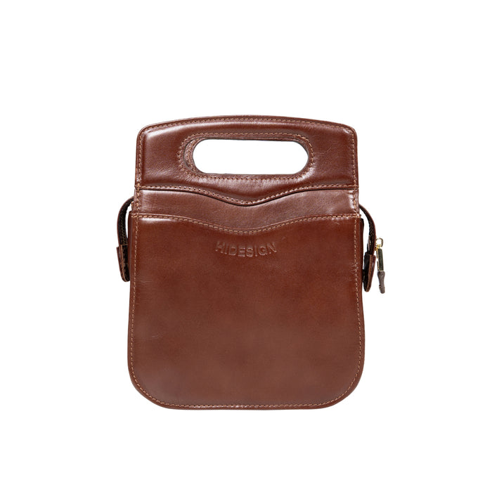 Antoinette 01 Brown Leather Crossbody
