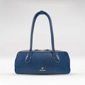 Antoinette 04 Blue Leather Shoulder Bag