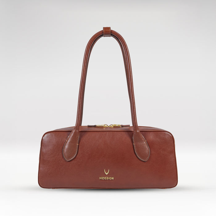 Antoinette 04 Brown Leather Shoulder Bag