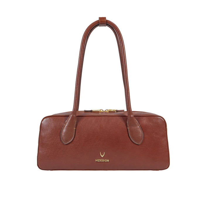 Antoinette 04 Brown Leather Shoulder Bag