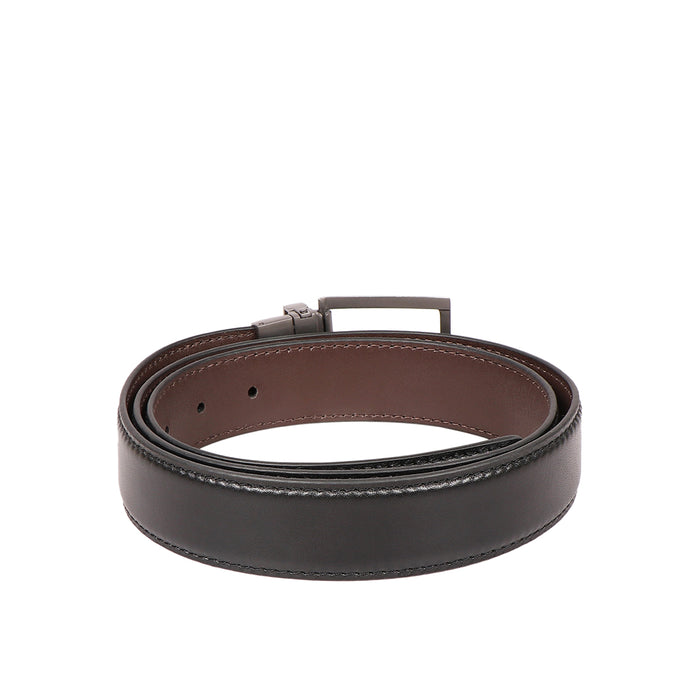 Antonio Men's Black Reversible Leather Belt