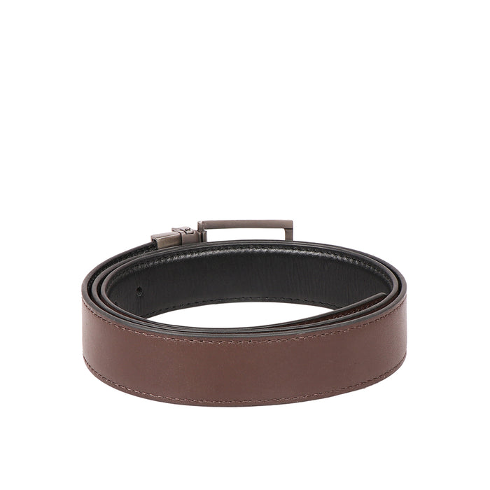 Antonio Men's Black Reversible Leather Belt
