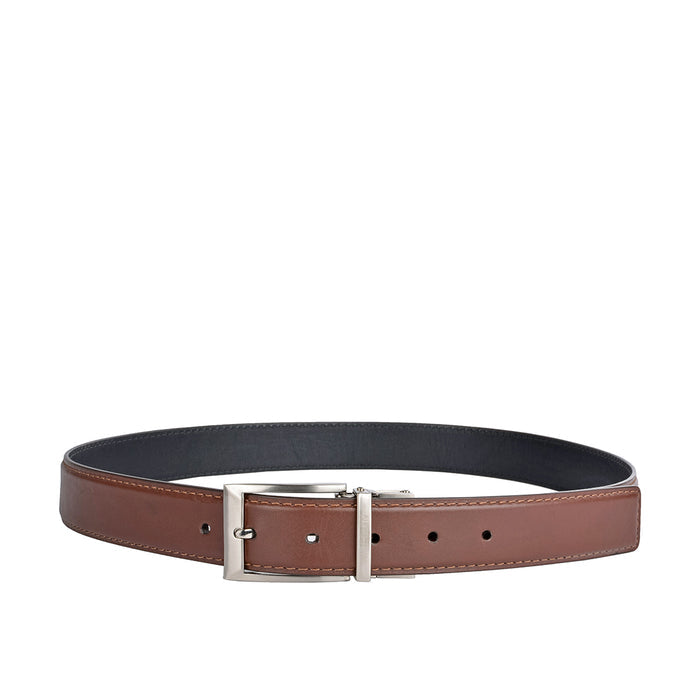 Antonio Men's Tan Reversible Leather Belt