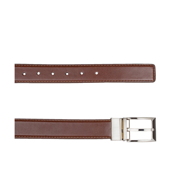 Antonio Men's Tan Reversible Leather Belt