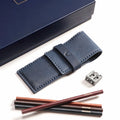 Aragorn Blue Leather Pencil Case
