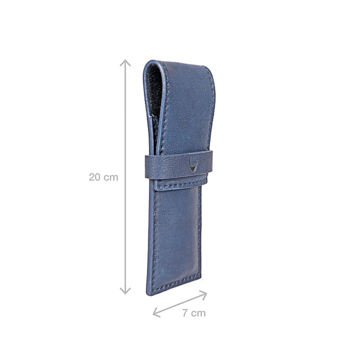 Aragorn Blue Leather Pencil Case