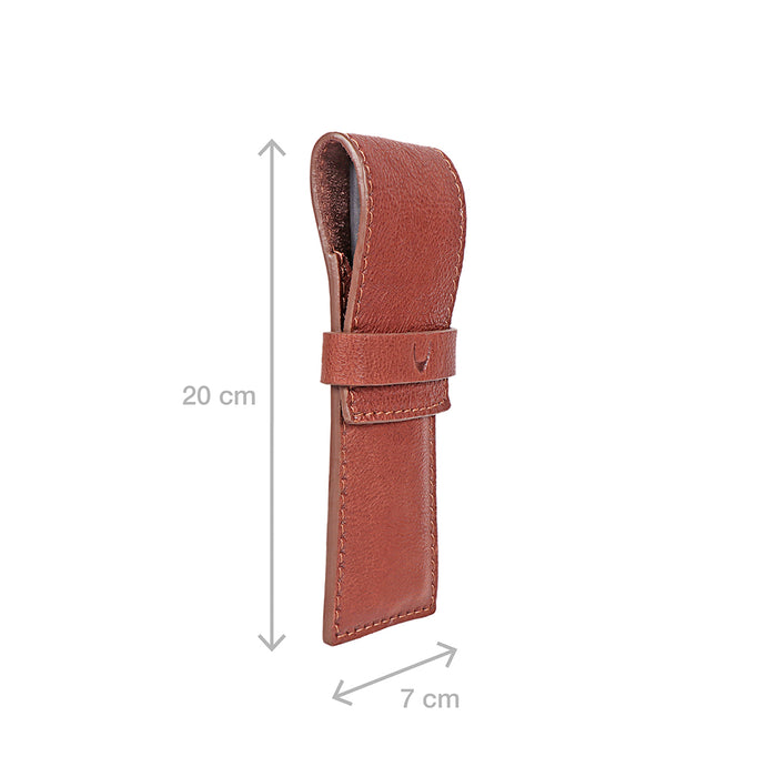 Aragorn Brown Leather Pencil Case