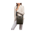 Arica 01 Green Leather Crossbody