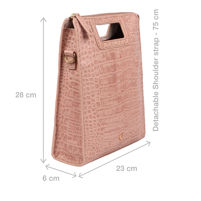 Arica 01 Pink Leather Crossbody