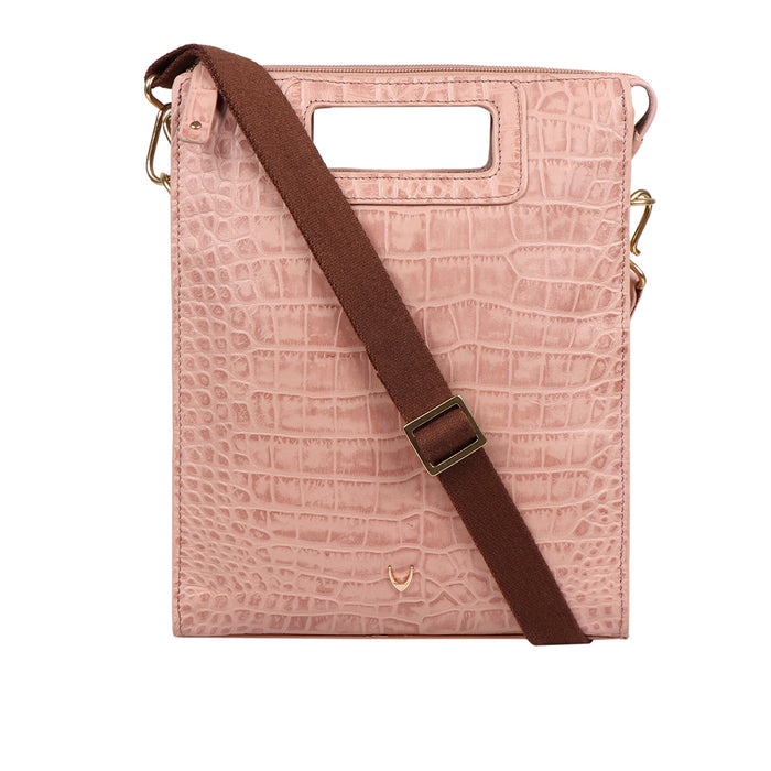 Arica 01 Pink Leather Crossbody