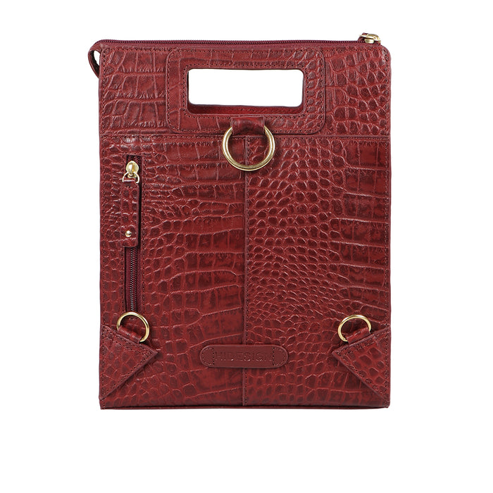 Arica 01 Red Leather Crossbody